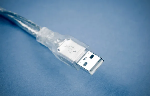 Primo piano del cavo USB — Foto Stock
