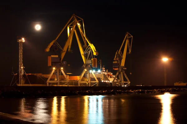 Porto marittimo industriale — Foto Stock