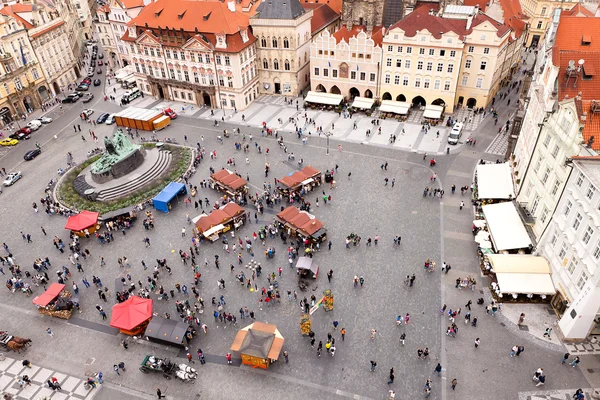 Old town square with a — Stock Photo, Image
