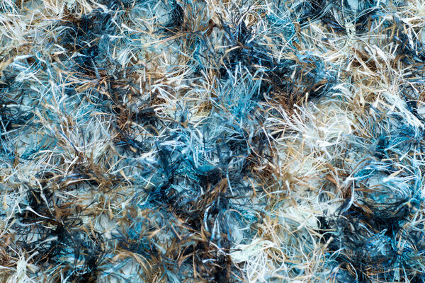 Fluffy melange fabric, texture