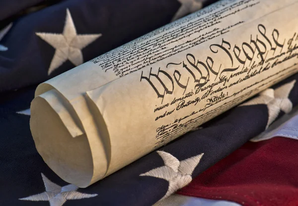 Конституционный документ США — стоковое фото