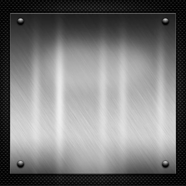 Černý kovový textura — Stock fotografie