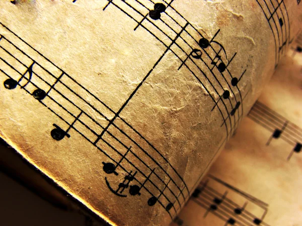 Vintage musical notes — Stock Photo, Image