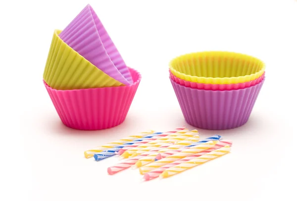 stock image Colorful silicone bakeware