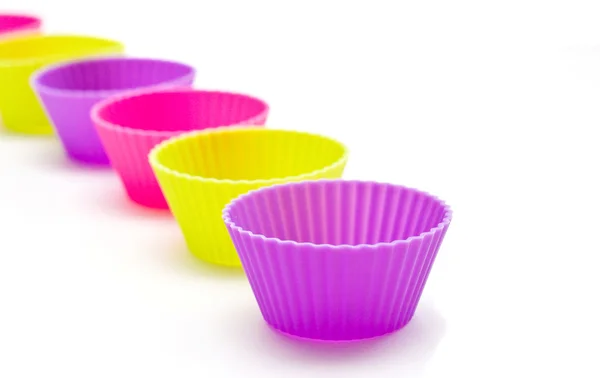 Colorful silicone bakeware — Stock Photo, Image