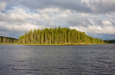 yaz göl. Finlandiya