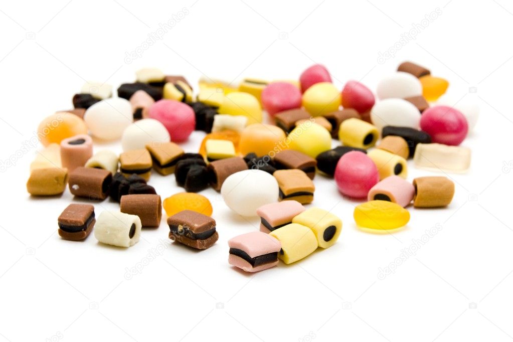 Candy with licorice