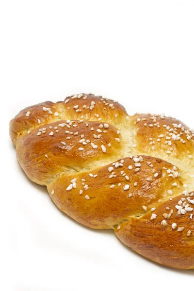Home made sweet braided bread — Stock Photo, Image