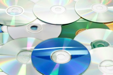 Pile of Compact Discs (CDs) clipart