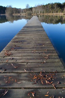 bavaria, Almanya için banyo gölde İskelesi