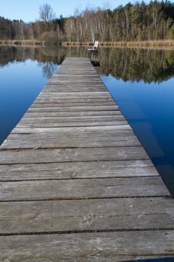 bavaria, Almanya için banyo gölde İskelesi