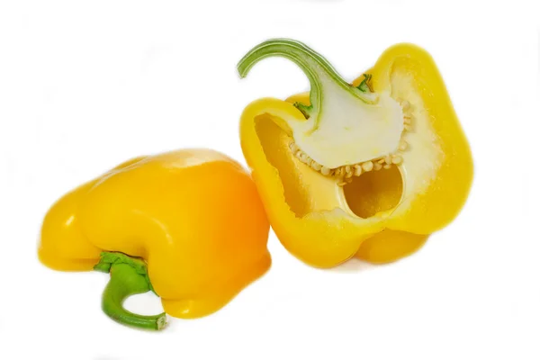 Paprika papriky na bílém pozadí — Stock fotografie