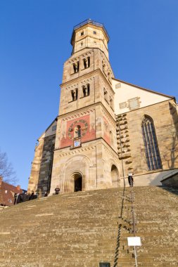 ? Michaelskirche? Kilisede Schwaebisch town Hall