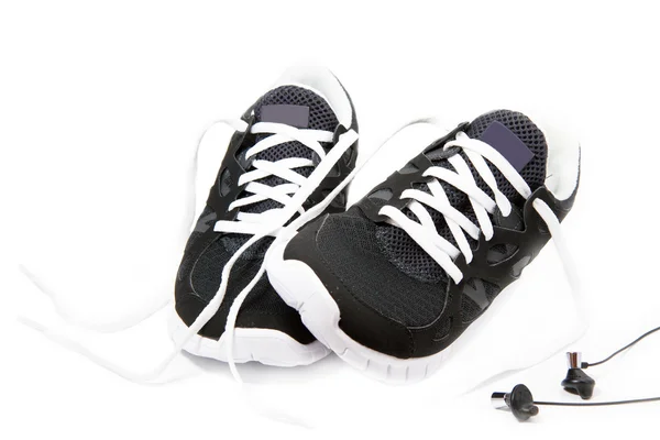 Esporte sapatos no fundo branco — Fotografia de Stock