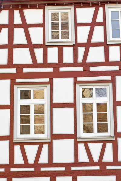 Facade of a half-timbered house, Germany — Stock Photo, Image