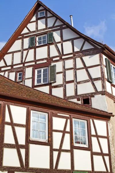 Исторический полудеревянный дом, Германия — стоковое фото