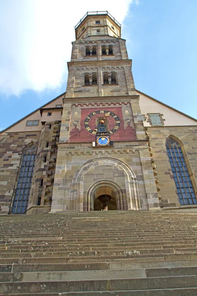 Iglesia "Michaelskirche" en la ciudad de Schwaebisch Hall —  Fotos de Stock