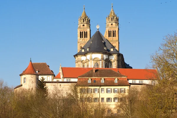 "Comburg" castle near "Schwaebisch Hall", Germany — стоковое фото