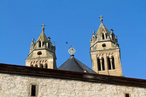 "Igreja de St. Nikolaus dentro do castelo de "Comburg", Alemanha — Fotografia de Stock