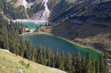 Hiking in the bavarian alps, Germany clipart