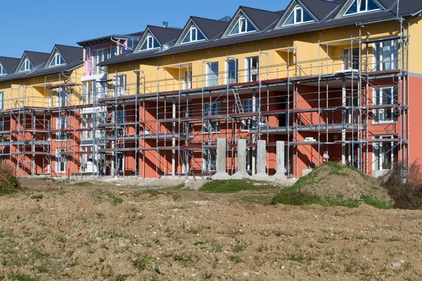 Área habitacional recentemente construída na zona rural da Baviera, Alemanha — Fotografia de Stock