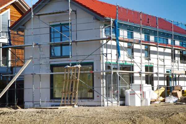 Baustelle im ländlichen Bayern, Deutschland — Stockfoto