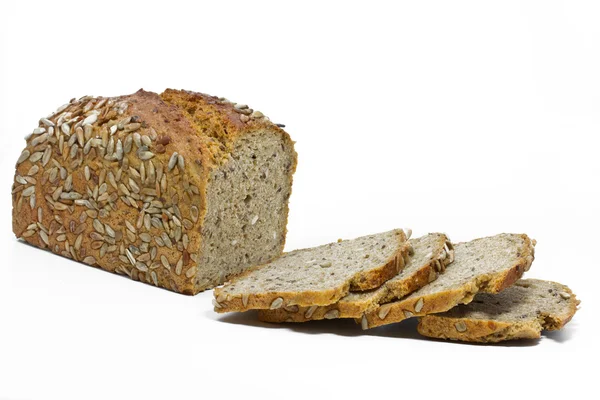 Хліб свіжого хліба з насінням соняшнику — стокове фото