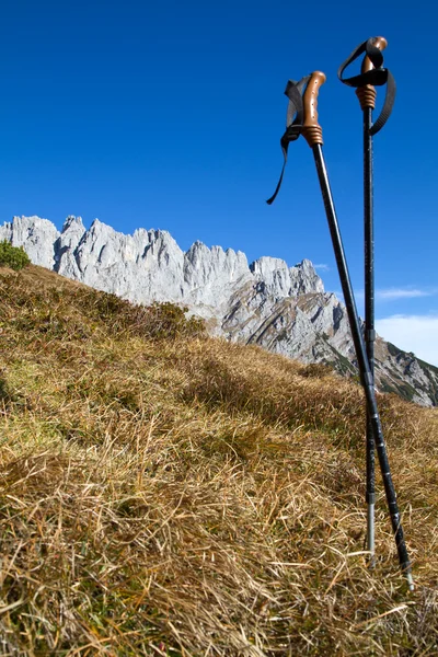 Caminhadas nos alpes austríacos — Fotografia de Stock