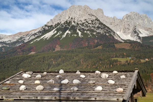 Zahmer kaiser montagne, austria — Foto Stock