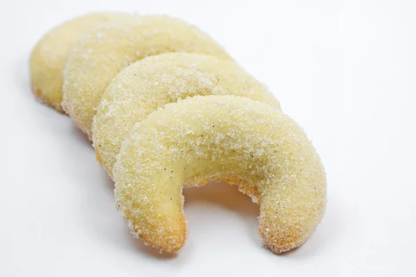 Vanilla crescent christmas cookies — Stock Photo, Image
