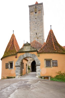 Medieval Tower in Rothenburg, Germany clipart