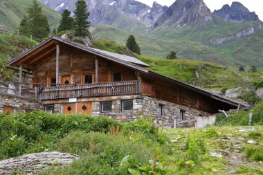 dağ kulübede south tyrol, İtalya