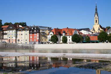 Town of Bad Toelz in Upper Bavaria, Germany clipart