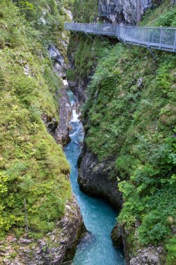 Leutasch gorge Almanya Alpleri'nde, Bavyera