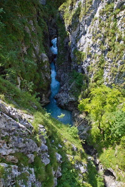ドイツのアルプス バイエルン ロイタッシュ渓谷 — ストック写真