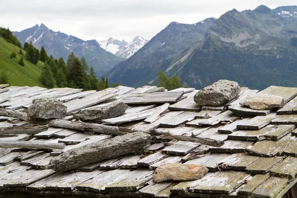 Повітрений дах гальмування в Альпах — стокове фото