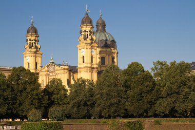 Ünlü? Theatinerkirche? Kilise Münih, Almanya