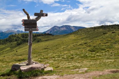 oturum sonrası dağlarda south tyrol, İtalya