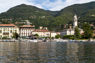 The village of Cernobbio at Lake Como, Italy clipart