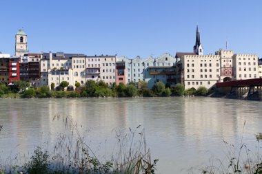 Küçük kasaba? Wasserburg am Inn? Bavyera, Almanya