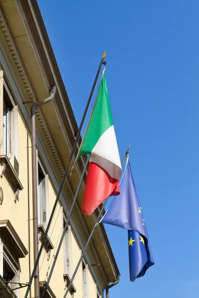 stock image Government building (palazzo del governo) in an italian small town