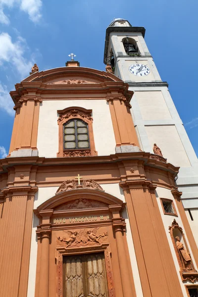 Historische kerk aan het Comomeer in Italië — Stockfoto
