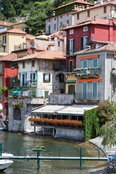 The small town of Varenna at lake Como in Italy — Stock Photo, Image