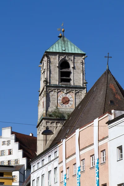 Церковь в городе Вассербург, Бавария — стоковое фото