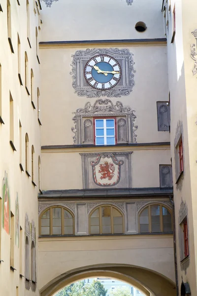 Das historische "brucktor" in wasserburg, Bayern — Stockfoto