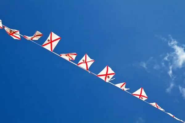 Vlag van Jersey (Verenigd Koninkrijk) — Stockfoto