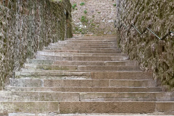 Escadaria medieval — Fotografia de Stock