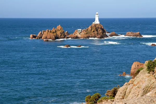 Le Corbiere Lighthouse, Jersey, Regno Unito — Foto Stock