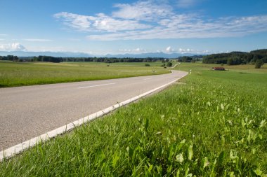 ülkede yol Bavyera, Almanya