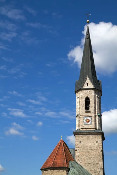 具有历史意义的巴法力亚教堂的尖顶 — 图库照片
